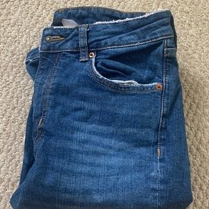 Women Dark blue jeans